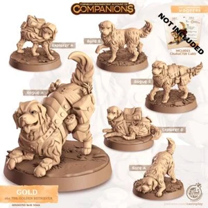 Golden Retriever Miniaturen von Castnplay, Dnd Miniatur / Tabletop Miniatur - Bild 1 von 1