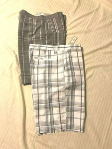 Apt.9; Pantalones Informales para Hombre Estilo, 5 Bolsillos Seersucker Pantalones Cortos: Reg, Talla 36, 38,42 - Imagen 1 de 6