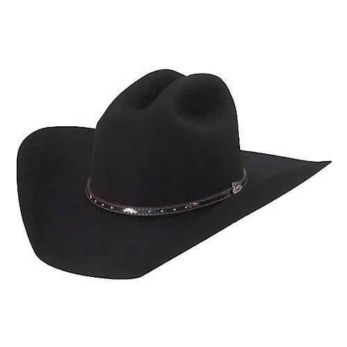 Sombrero occidental Justin® Youth 2X de fieltro de lana Black Hills JF0242BKJR40 Foto 1 de 1