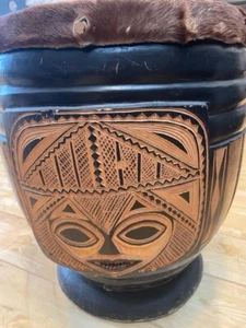 1960'S African Drum 16 inch diameter in excellent condition. Hardly used. - Picture 1 of 4