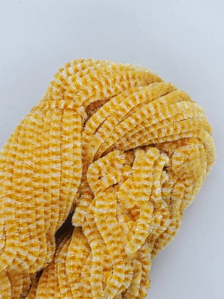 ENILLA RAYÓN ABIGARRADO JENGIBRE Y BLANCO Mosca y Plantilla Atar 5 Yardas Talla #2 Mediana Foto 1 de 1