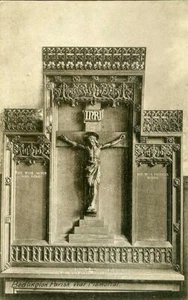 PRINTED POSTCARD OF BEDLINGTON WAR MEMORIAL, (NEAR BLYTH), NORTHUMBERLAND - Picture 1 of 2
