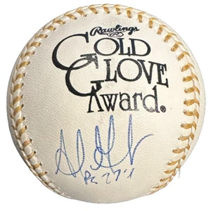 Adrian Gonzalez Autographed Rawlings Gold Glove Baseball Red Sox - Picture 1 of 3