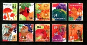 JAPAN Scott's 4326a-j ( 10v ) Autumn Greetings Stamps F/VF Used ( 2019 ) #5 - Picture 1 of 1