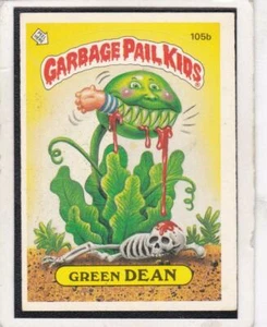 1986 Topps Garbage Pail Kids #105b Green Dean - Picture 1 of 1