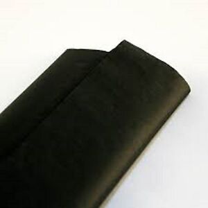 10 feuilles de soie papier mousseline 50 x 75 noir NEUF