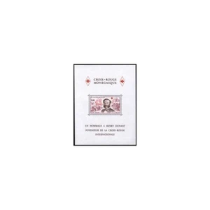 MONACO STAMP YVERT MINIATURE SHEET 15 " DUNANT RED CROSS 5F 1978 " MNH VVF - Picture 1 of 1