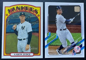 Aaron Judge x (2) 2021 Topps #99 & 2021 Topps Heritage #121 New York Yankees - Bild 1 von 1