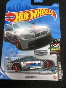 Rare Error BMW M3 GT2 ZAMAC HOT WHEELS Debris INSIDE Blister! Die cast! M Sport - Picture 1 of 12