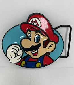 Mario Bros. Niño Juvenil Hebilla Cinturón Nintendo 2010 Colorido Adorable Gran Regalo - Imagen 1 de 4