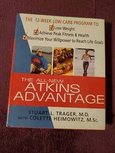 Cookbook Dr. Atkins: The All-New Atkins Advantage: 12-Week Low-Carb (2008 HCDJ) - Picture 1 of 13