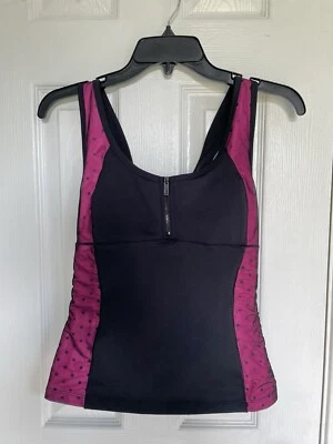 Conjunto de legging bebe pequena roupa ativa fitness bolinhas preto rosa renda - Imagem 1 de 4