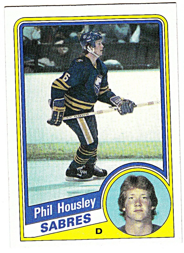 1984-85 TOPPS #18 PHIL HOUSLEY Buffalo Sabres Hockey Card - Image 1 of 1