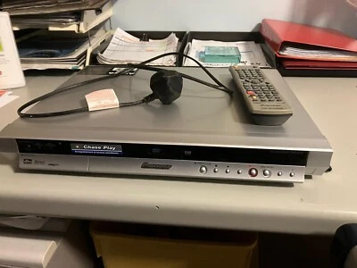 Pioneer DVR-220-S Progressive Scan DVD Recorder Silver (scratches) Remote Includ - Image 1 of 4