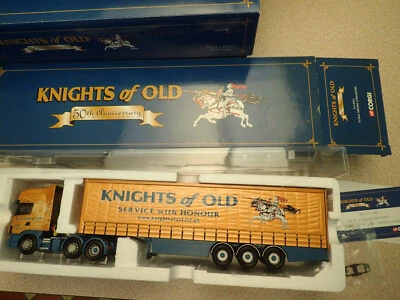 Corgi CC12911 Scania Topline Curtainside Knights of Old 50th Anniv Undisplayed - Image 1 of 4