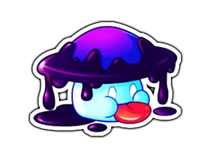 Shadow Shroom Plants Zombies Sticker Waterproof Vinyl Decal Die-Cut Car Laptop - Picture 1 of 1