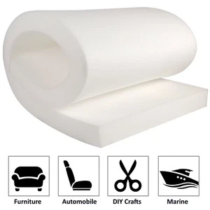 High Density Upholstery Cushion Craft Foam Sheet Chair Sofa Seat Replacement - Picture 1 of 25