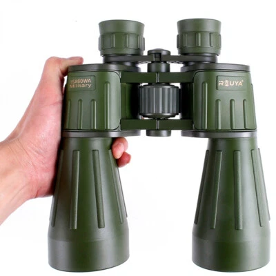 High Power Binoculars 15X60Military Powerful Telescope HD Army Green for Hunting - Image 1 of 4