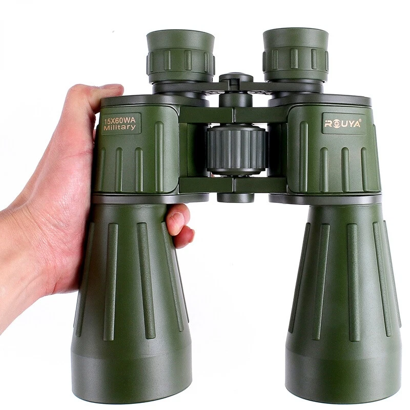 High Power Binoculars 15X60Military Powerful Telescope HD Army Green for Hunting - Image 1 of 4