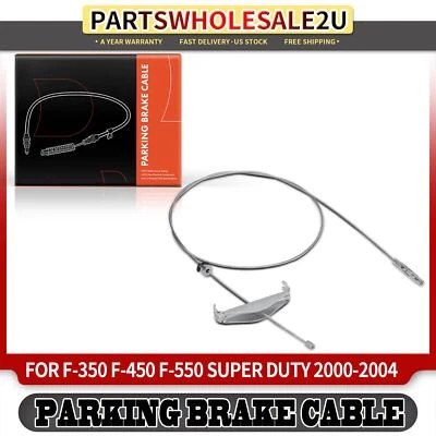 Cabo de freio de estacionamento intermediário para Ford F-350 F-450 F-550 Super Duty 2000-2004 - Imagem 1 de 4