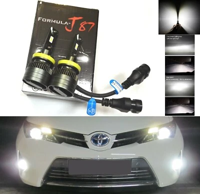 LED Kit G8 100W H11 4300K Stock Two Bulbs Head Light Low Beam Replace Plug Play - Image 1 of 4