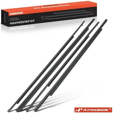 A-Premium 4x Door Belt Weatherstrip Front & Rear for Mitsubishi Outlander Sport - Image 1 of 4