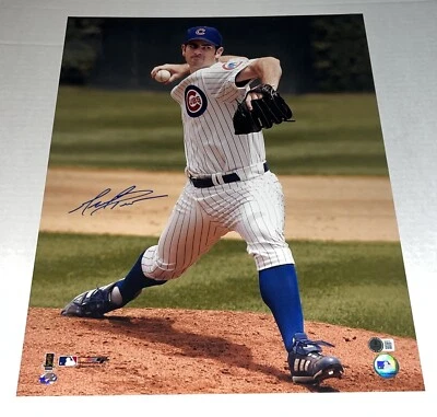 Mark Prior signed Chicago Cubs 16x20 photo autographed Beckett COA - Image 1 of 2