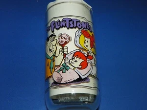 Flintstones The Blessed Event Glass 1991 Hardees Pebbles - Picture 1 of 2