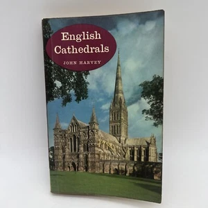English Cathedrals Book by John Harvey Paperback Revised Edition 1961 Vintage - Picture 1 of 9