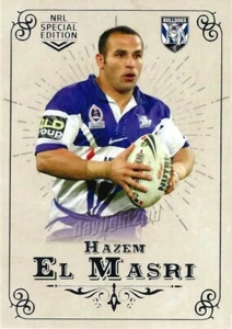 2018 CANTERBURY BULLDOGS NRL Card HAZEM EL MASRI Glory - Picture 1 of 1