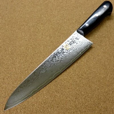 Japanese SETO ISEYA-G Kitchen Gyuto Chef's Knife 210mm 8 in VG-10 Damascus JAPAN - Image 1 of 4