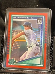 Braylon Doughty 2025 Donruss Optic Rated Prospect Red #11/99 - Guardians - Picture 1 of 2