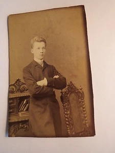 Hans Sayffarth ? Seyffarth ? als Junge - junger Mann - Kulisse / CDV - Picture 1 of 2