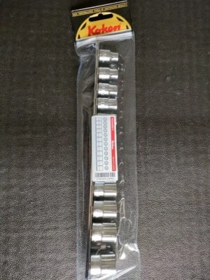 KOKEN 3/8" SOCKET SET 12 SIZE 8～19mm RS3400M/12 - Image 1 of 4