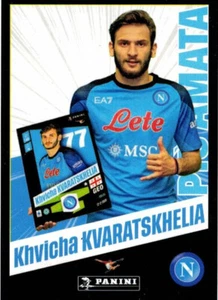 CALCIATORI PANINI 2022-2023 FIGURINA P13 KVARATSKHELIA (LA PIU' AMATA) NAPOLI - Picture 1 of 2