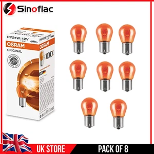 Osram PY21W 7507 581 Amber 12V 21W Car Indicator Bulb - Picture 1 of 9