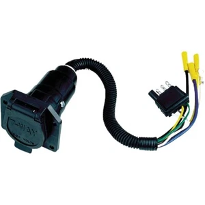 Reese -Towpower Trailer- 4-Flat to 7-Blade Plug-In Adapter. 6-24 volt 74184 - Picture 1 of 2