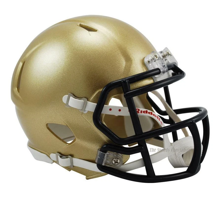 Mini casco de fútbol americano de velocidad Riddell para guardiamarinas azul marino Foto 1 de 1