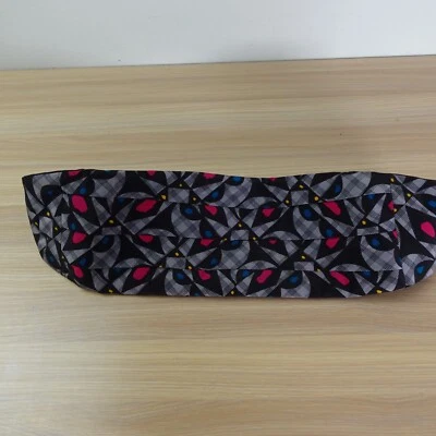 Esmoquin Cummerbund Para Hombres Plisado Ajustable Formal Abstracto Geométrico Negro Rojo Foto 1 de 4