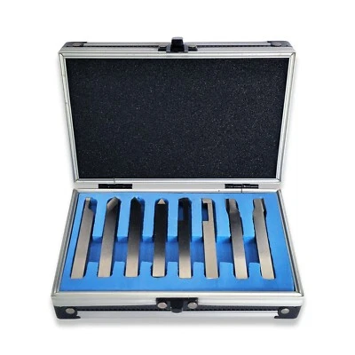 HSS 8PC TURNING FACING THREADING TOOL SET 8MM SHANK MYFORD RDGTOOLS - Image 1 of 3