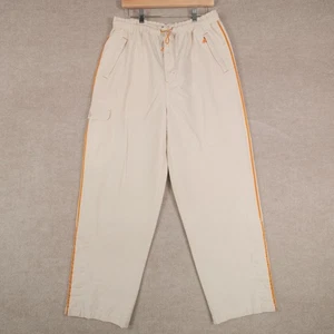 Pantalón de paracaídas holgado ligero de nailon grande vintage Y2K Ying Yang para hombre Swishy - Imagen 1 de 20