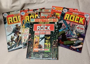 Lotto di (6) Sgt Rock Il nostro esercito in guerra 267 269 271 277 296 300 DC Comic 1974 VF/8.0 - Foto 1 di 24