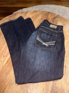 BKE Jeans Herren 31R 31x30 Derek Bootcut Stretch Denim Whiskered Western Freizeit - Bild 1 von 8