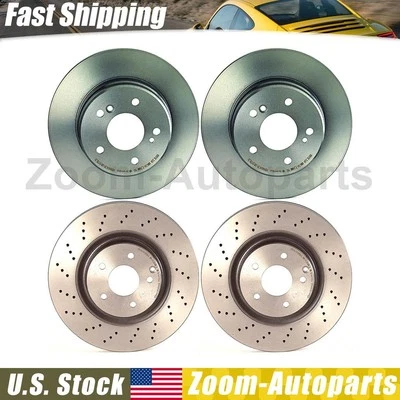 Brembo OE Front Rear Brake Rotors for 2003 2004 2005 - 2007 Mercedes-Benz C230 - Image 1 of 4