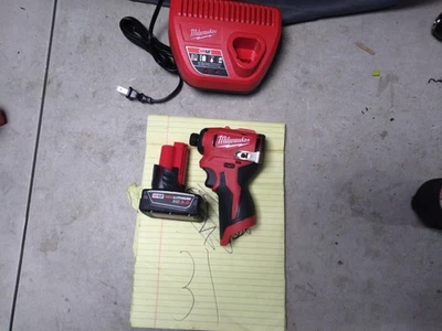 Milwaukee 3450-20 M12  1/4 Subcompact Brushless Impact Driver Complete #31 - Image 1 of 3