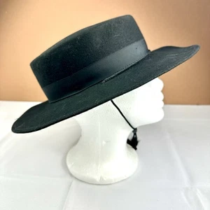 Vintage Rockmount Ranch Wear Black Wool Bolero Hat | Cordobés Western Cowboy Hat USA - Bild 1 von 10