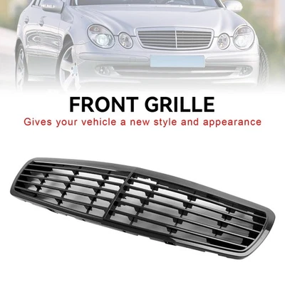 🌟Front Grill Grille Fit Mercedes-Benz E-Class W211 E320 E350 E55 2002-2006 US Foto 1 de 4