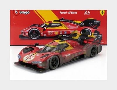 BURAGO 18-16303D FERRARI - 499P 3.0L TURBO V6 TEAM FERRARI AF CORSE N 50 WINNER  - Immagine 1 di 2