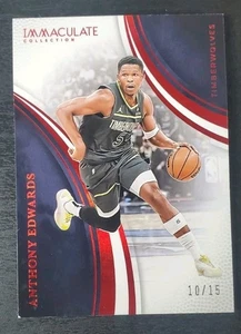 2024-25 Panini rojo inmaculado/15 Anthony Edwards #69 - Imagen 1 de 2