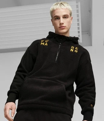 PUMA Heavy Fleece Pullover Men’s XL Comfy & Warm Gen G Embroidered Gold Letters - Image 1 of 4